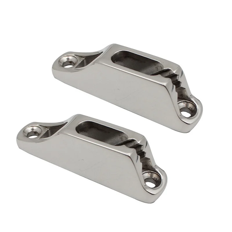 2 sztuki klamer ze stali nierdzewnej 316, 81 mm, wytrzymałe klamerki do łodzi, żeglarskie, do lin.