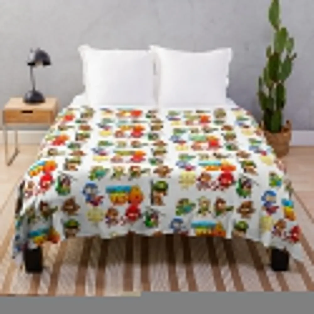 BTD6 Compilation Throw Blanket Plaid on the sofa Beach anime Blankets