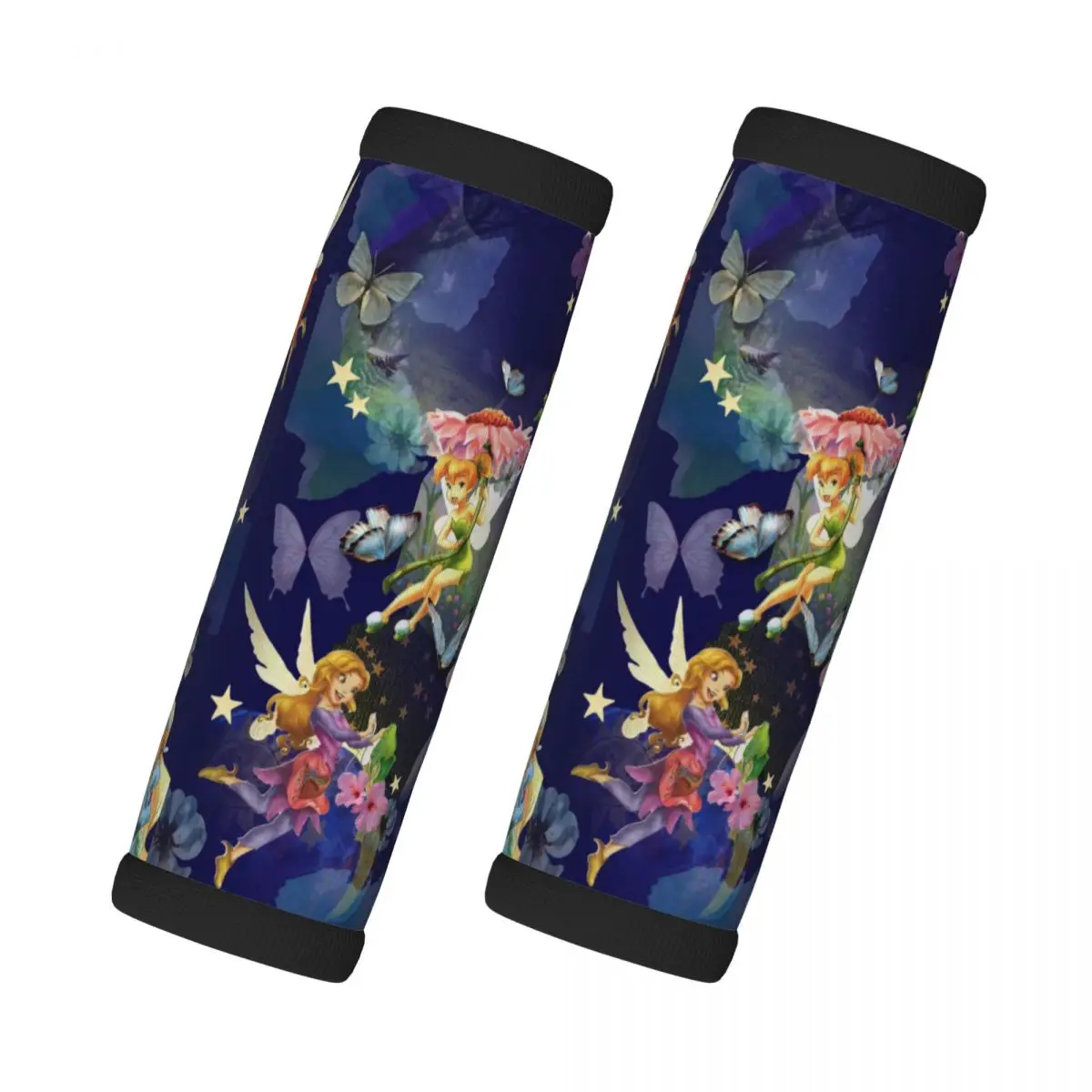 

Custom Tinker Bell Cute Cartoon 2 Pcs Luggage Handle Wrap For Door Handle Suitcases Travel Accessories
