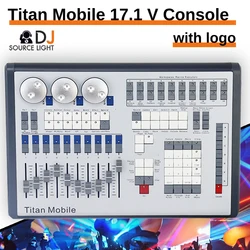 Wersja Titan Mobile 17. Konsola Touch Wing Kontroler oświetlenia scenicznego Tiger DJ Disco Oświetlenie DMX512 Konsola MA2 Professional