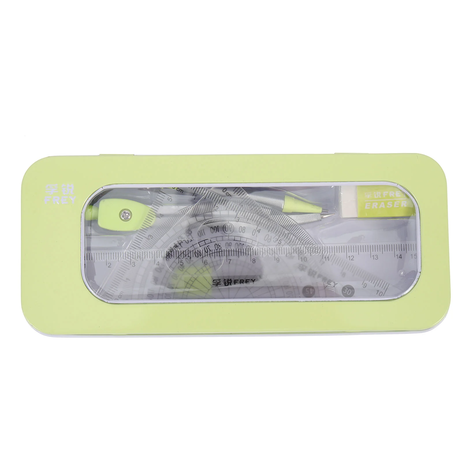 Compass Set Precise Protractor Drawing Compasses School Supply Engineering Kit Multifunctional Drafting Tool Blue Pupils