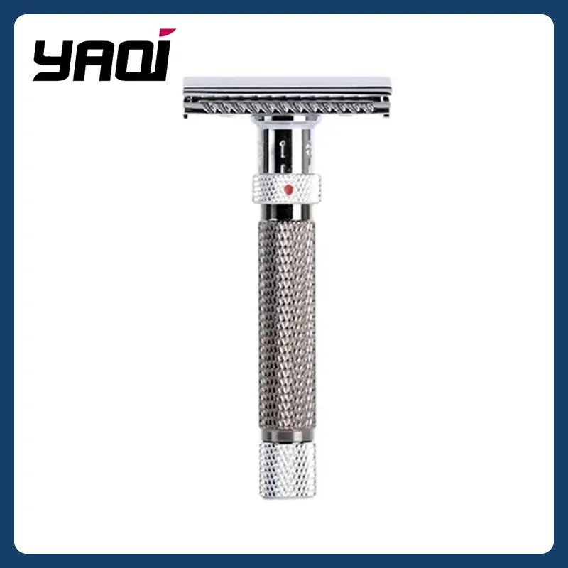 

2026 Yaqi Stainless Steel Razor Adjustable The Final Cut Chrome And Gunmetal Color Safety Razor For Men