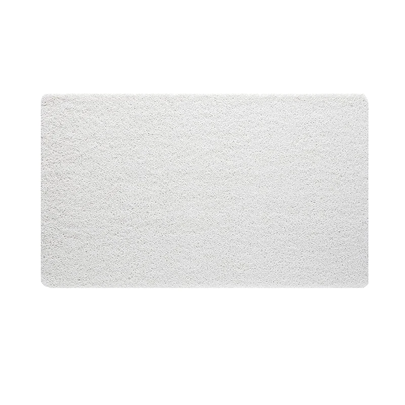 Non-Slip Bathtub Mat, 17X 30 Inch, Shower Mats For Bath Tub, PVC Loofah Bathroom Mats For Wet Areas, Quick Drying