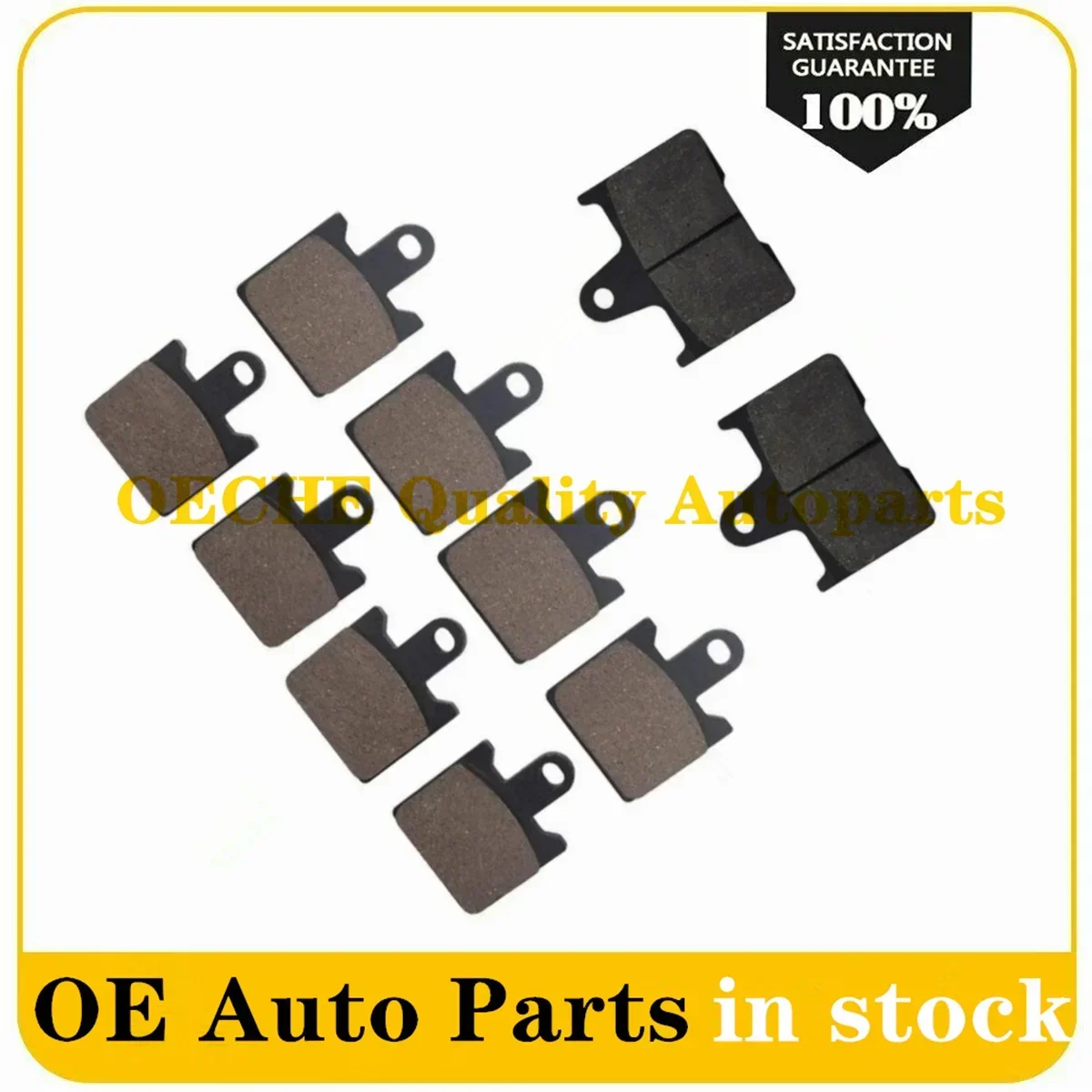 Motorcycle Front + Rear Brake Pads Disks for Kawasaki Concours 14 (ZG 1400)/GTR 1400 (08-14)ZG1400 GTR1400 New LT417-417-254