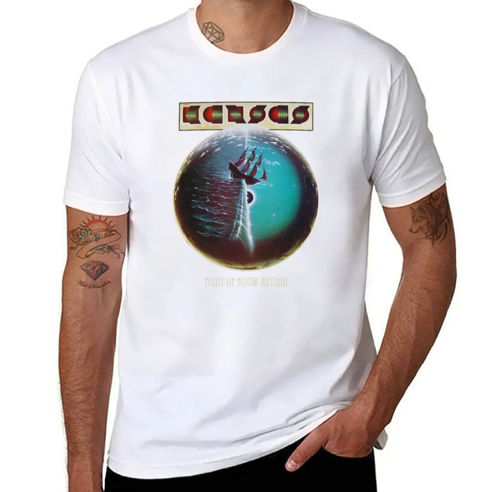 Kansas Point of Know Return T-Shirt man t shirt cotton t shirts for man graphic tees T-Shirt