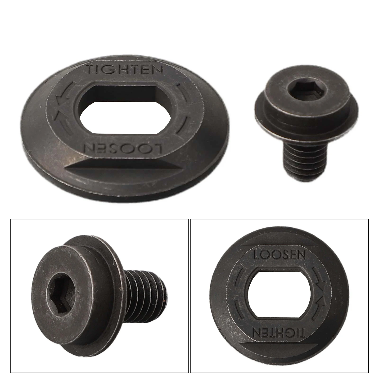 Confirm Before Purchase For Circular Saw Blade Clamp Bolt Alloy Steel Black Color Brand New Manual Measurement