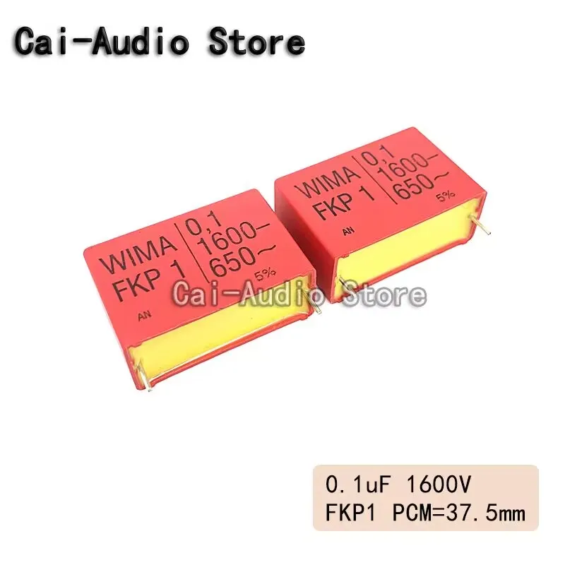 1PCS/5PCS/10PCS/Lot Germany WIMA FKP1 1600V 0.1UF 1600V104 100NF Film Capacitor 1600v0.1UF 104 Pitch 37.5mm FKP1T031007E00