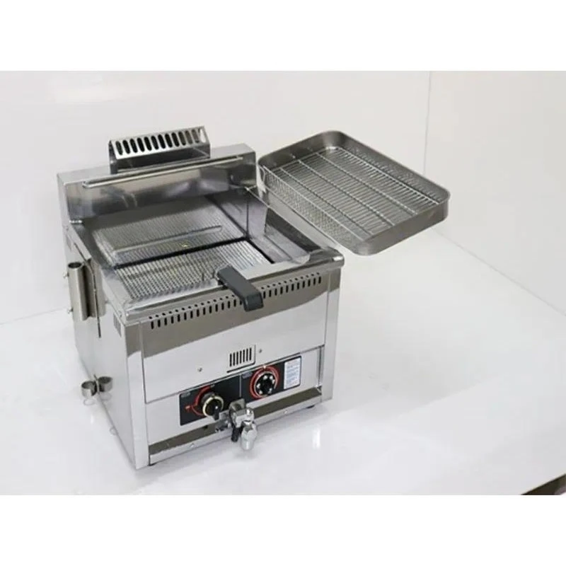 for Stainless Steel Mini Industrial Electric Fryer 25L Frying Kitchen Equipment with Oil Drain Valve