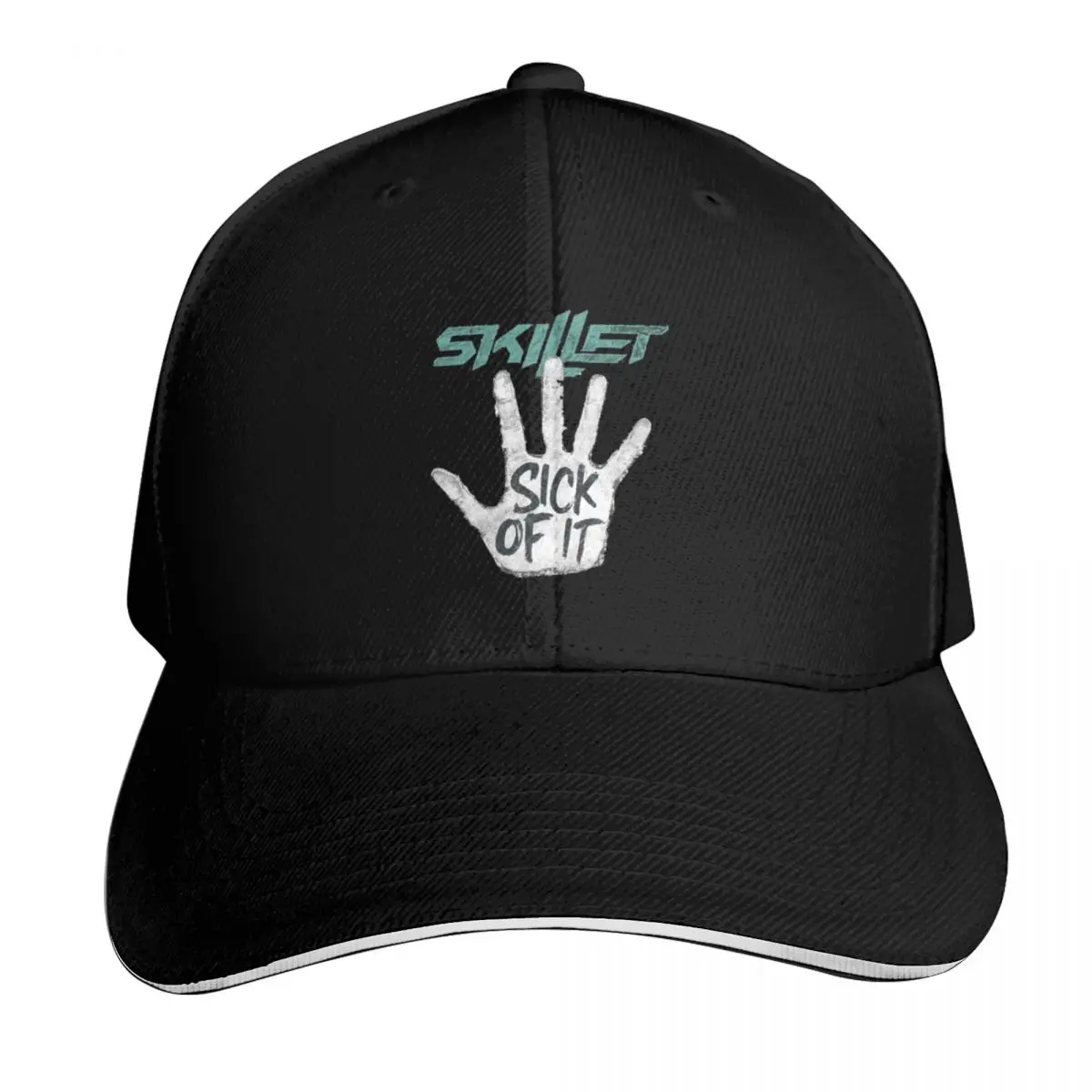 Skillet sick of it Baseball Cap Casual Daily Wear Quick Dry Performance Cotton Twill Breathable