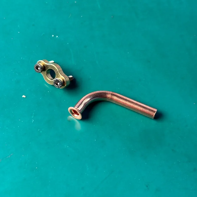 Steam Engine Model Exhaust Pipe Small Engine Exhaust Elbow Kit All Copper Durable Model Retrofit DIY