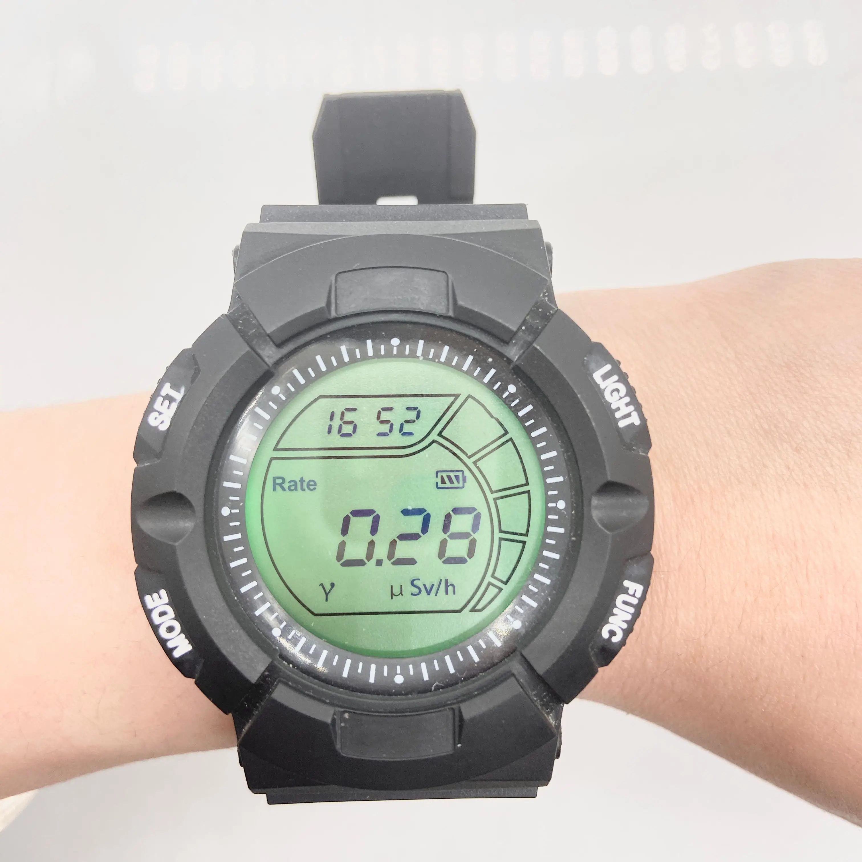 HRD-3 Nuclear Gamma Radiation Detector Watch Geiger-Muller Dosimeter