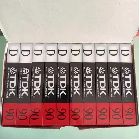 1PCS 1988 TDK Standard Cassette Tape Empty 90 Minutes Magnetic Audio Tape Recording For Speech Music Recording high qulity