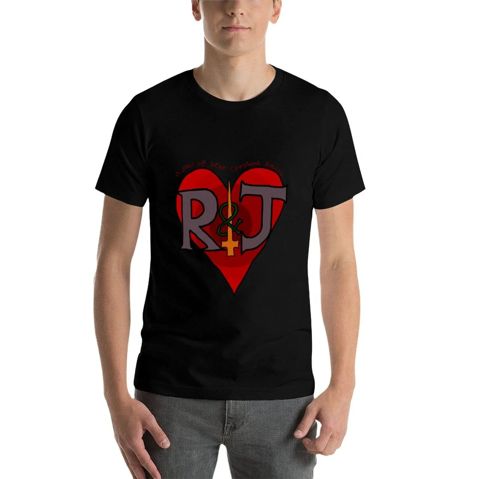 

Romeo and Juliet - A Pair of Star Crossed Lovers T-Shirt t shirt for man cotton tshirt 100% T-Shirt