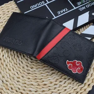 Naruto Uzumaki Anime Wallet, Actionfiguren, Uchiha -Spielzeug, folterbarer Bankhalter der ID -Karte, Clip -Taschen, Cartoons anwesend 12 Hauptverkaufsmünzen Naruto - №5