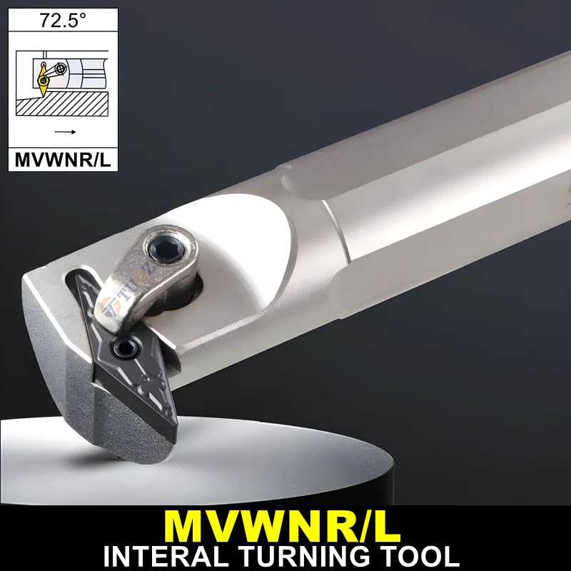 High quality MVWNR MVWNL 72.5° Lathe Tools S25S-MVWNR16 S32T-MVWNR16 S25S-MVWNL16 S32T-MVWNL16 25MM 32MM Internal Turning tools