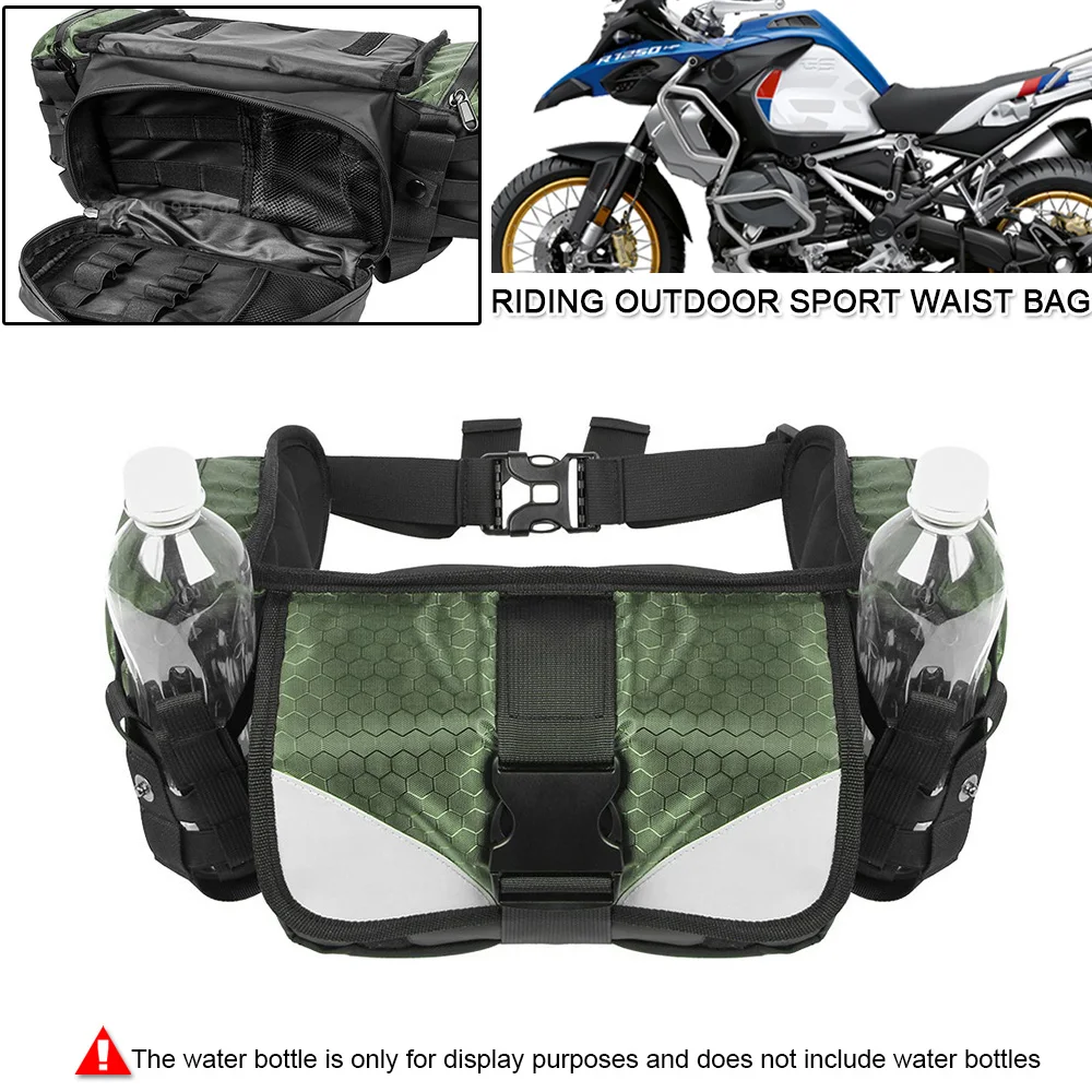 

Outdoor Travel Running Sport Waist Bag Portabl Large Capacity Hip Bag Water Bottle Carry For BMW R1250GS S1000XR F900R For VOGE