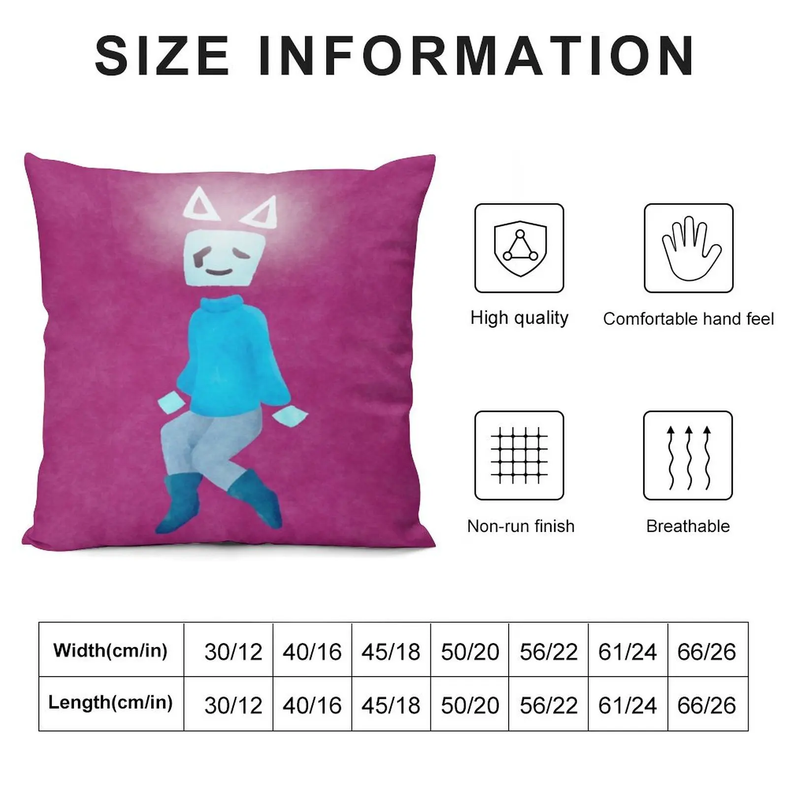 Cube Friend - Just Shapes and Beats Throw Pillow Pillowcase Cushion Cushions Cover pillow