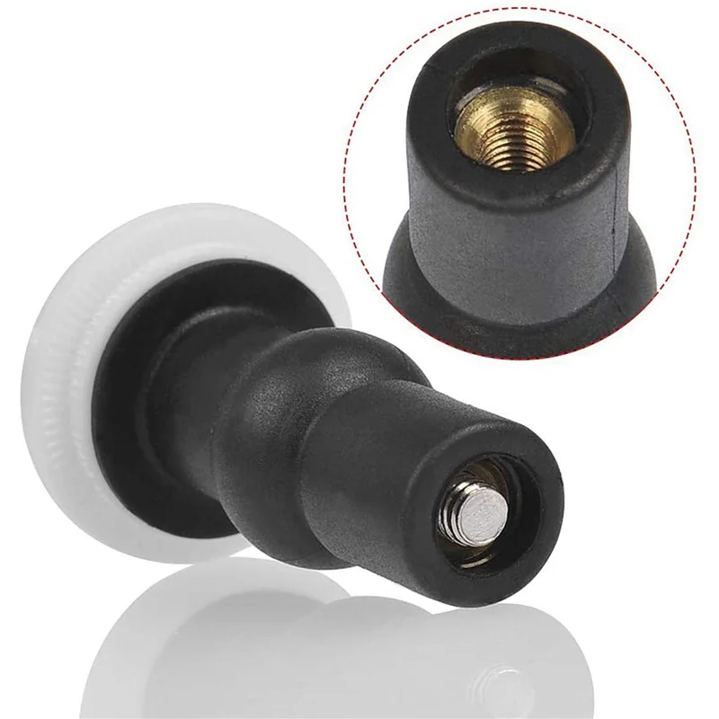 Śruby do deski sedesowej A01F-16, zawiasy do deski sedesowej, śruby z gumowymi nakrętkami rozporowymi, mocowania do deski sedesowej, elementy do otworów zacienionych WC