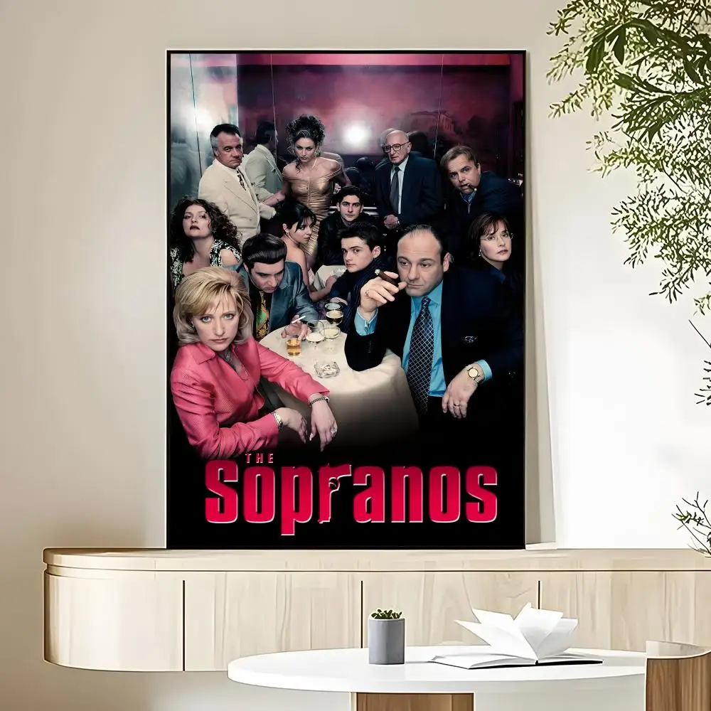 The Sopranos Family Movie Poster HD Art Sticky Wall Waterproof Home Living Room Bedroom Bar Aesthetic Decoration