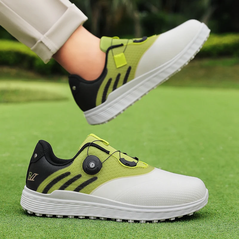 

Men's Golf Shoes Anti-slip Golf Shoes Breathable Deluxe Golf Sports Shoes Outdoor Anti-slip Training Shoes