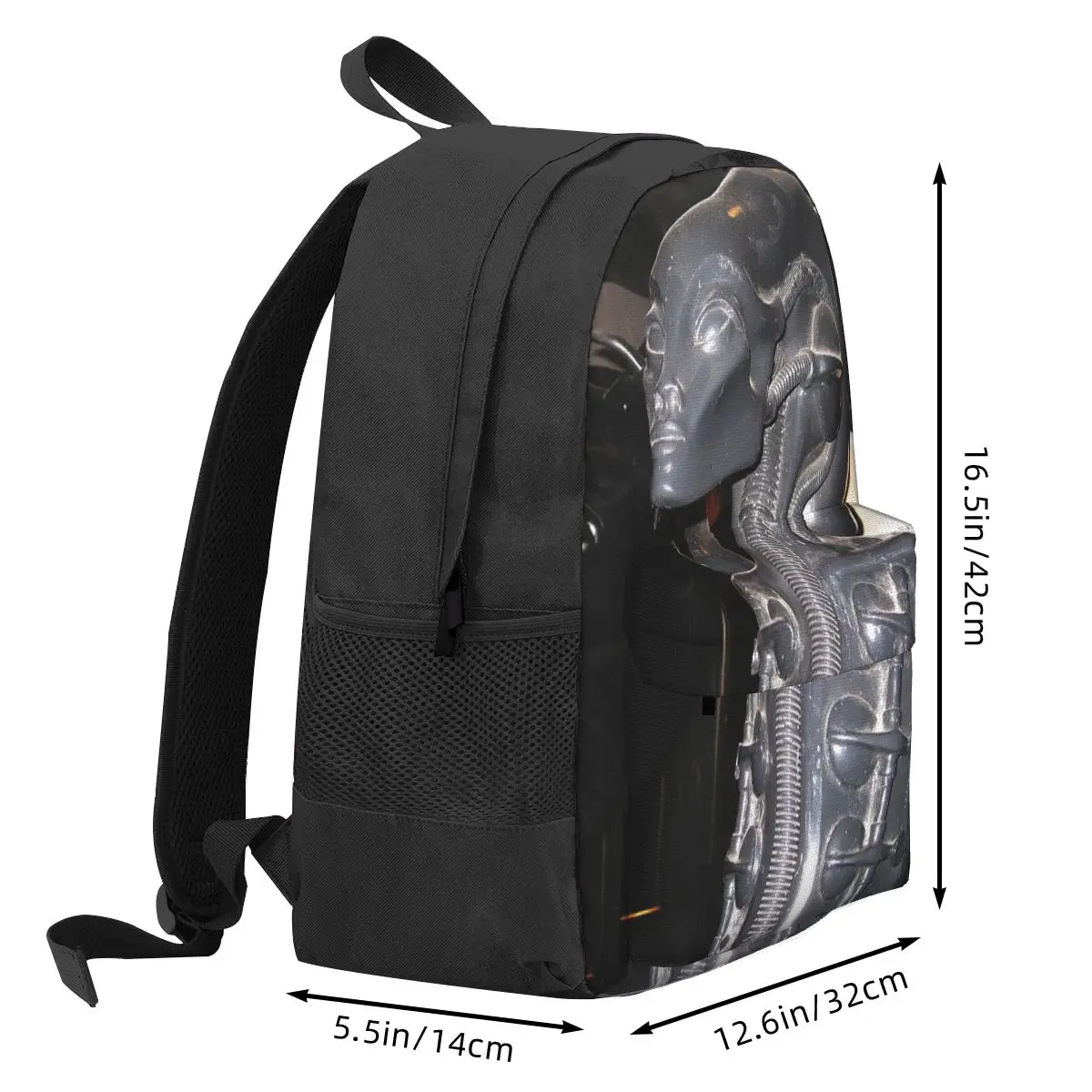 H R Giger Museum. Gruyer, Schweiz Backpack Hot Sale Daypack Large Capacity Kids BookBag School Bag Shoulder Bags for Men Women
