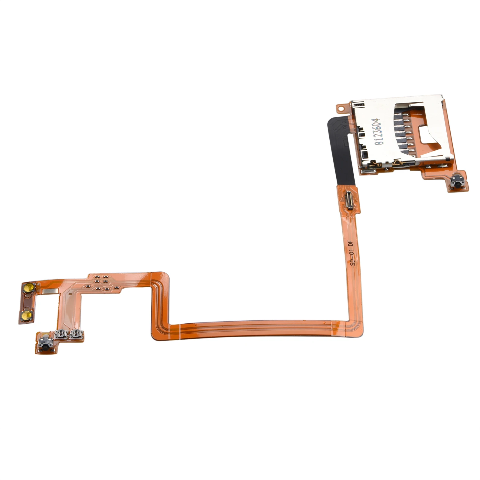 Cable de cinta de ranura para tarjeta SD LR Key con Micro interruptor y reemplazo de función de volumen ajustable para Nintendo DSi NDSi Repair