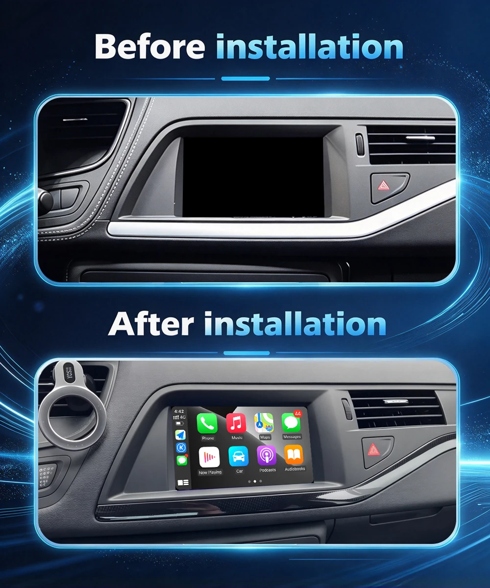 For Citroen C5 X7 I11 2010-2016 Wireless CarPlay Car Multimedia Player Android 16 Navigation GPS DSP Stereo BT Touch Screen host
