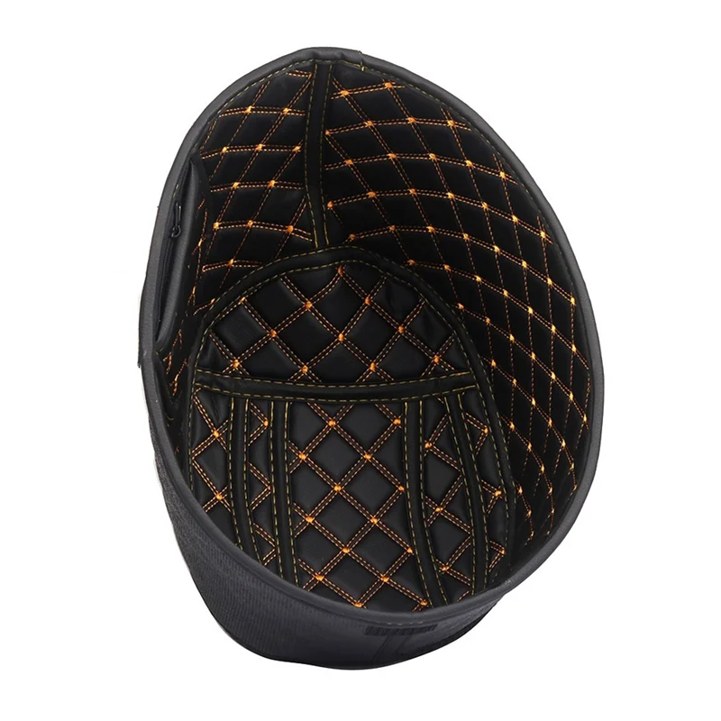 

1 Piece Motorcycle Trunk Cargo Liner Protector Seat Bucket Pad Storage Box Mat Black PU For Vespa Sprint 150 Primavera 150-ABQF