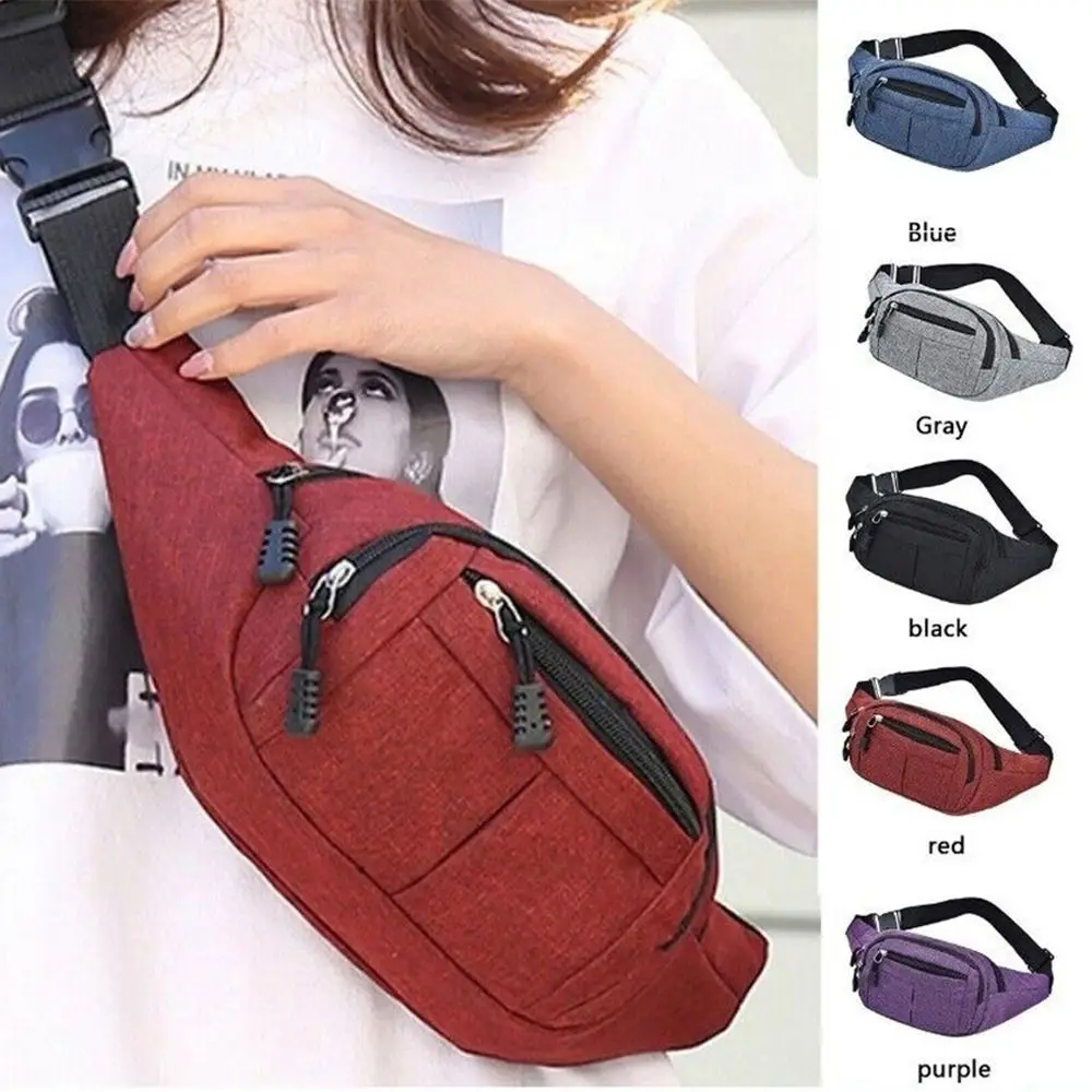 

Travel Sport Hip Hop Package Money Belt Pouch Waist Bum Bag Fanny Pack Cashier Bag Chest Packs