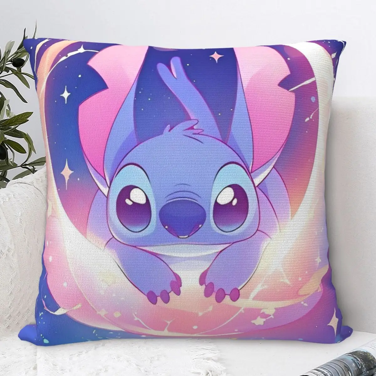 

Stitch Pillow Case Fashion Pillow Cover Polyester Design Cushion Cover Pillowcases For Living Room Chair