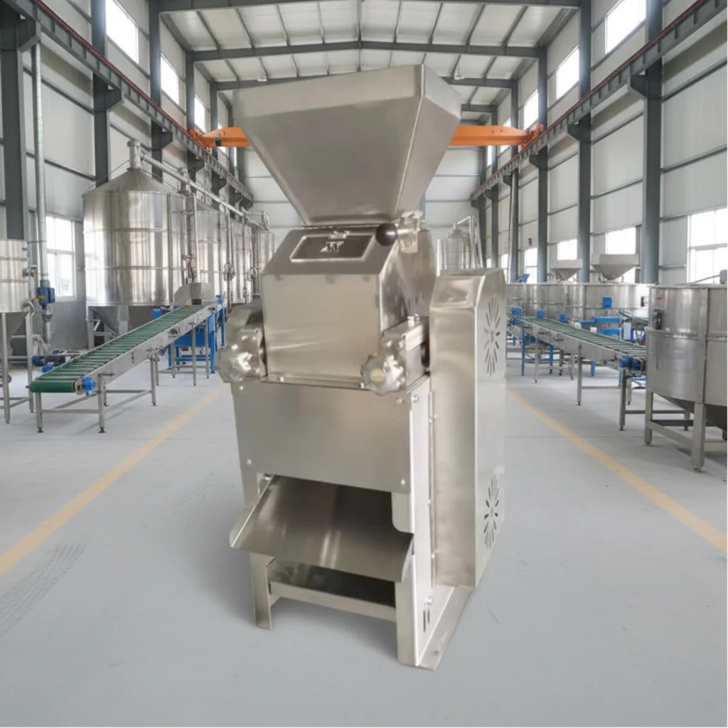 304 Food-Grade Stainless Steel Grain Flaking Mill Barley Flattening Oat Flakes Machine with Core Motor Component