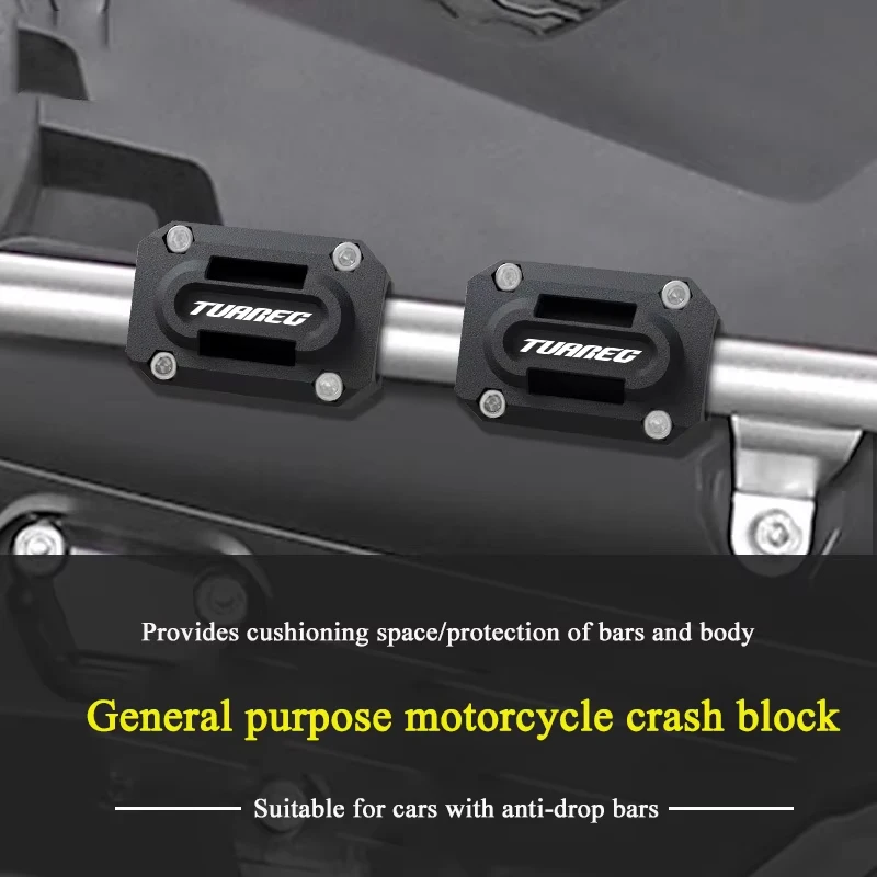For Aprilia Tuareg 660 Tuareg660 Motorcycle Accessories Engine Guard Bumper Crash Protector Block 22/25/28mm