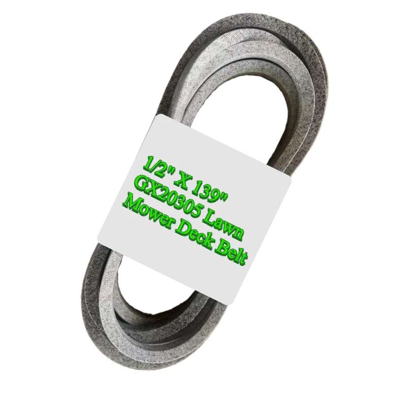

GX20305 Ремень для газонокосилки, для J_ohn Deere GX20305 GY20571 L120 L130 L2048 L2548 1742HS 1642HS (1/2" X 139")
