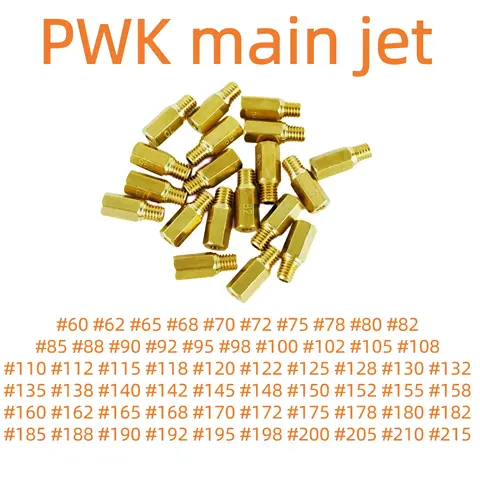 10pcs Carburetor Jet Kit for PWK Keihin OKO CVK KOSO Crab Main Jets