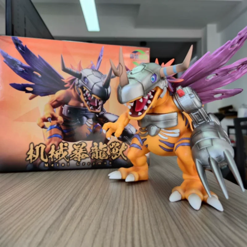 

20 см Digivice Adventure Series, фигурка серого монона, модель из ПВХ, статуя, украшение стола, коллекционное украшение, праздничный подарок