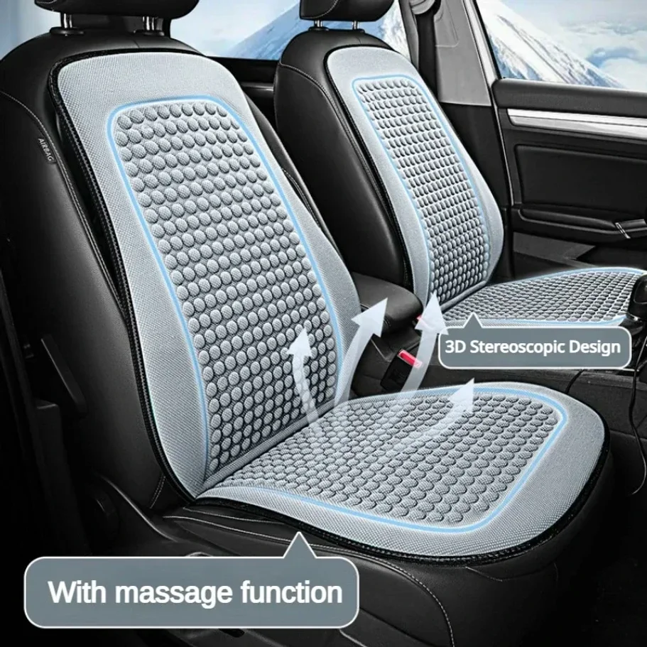 

Ice Silk Breathable Car Seat Cover Summer Cooling Auto Seat Cushion Universal Chair Backrest Interior Protector seat cushion
