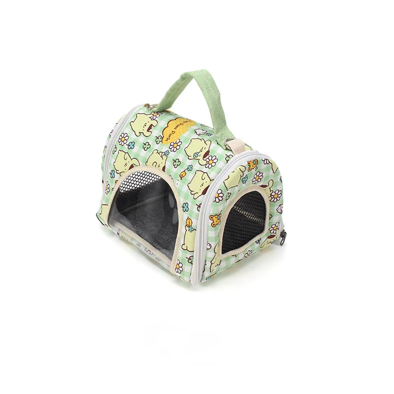 Pet Hamster Travel Carrier Bag Chinchilla Guinea Pig Bunny Breathable Carrier Cage Warm Soft Travel Walking Small Animal Carrier