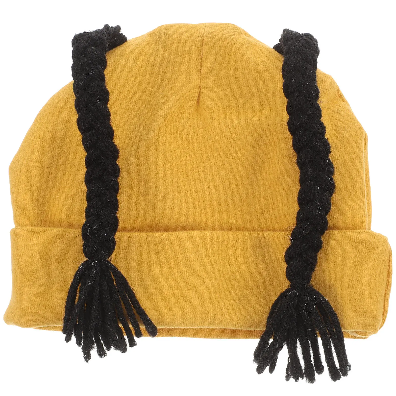 

Baby Hat Knitted Cotton Winter Warm Hat for Toddlers Newborns Girls Boys Ponytail Decorative Beanie Photo Prop Comfortable