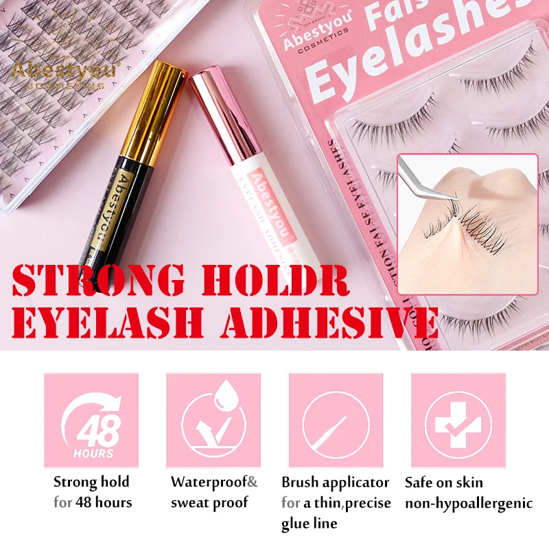 Abestyou 20pairs 13mm Mink Eyelash Case Faux Cil Manga Lashes Wowangel Maquiagem Profissional Completa Lifting Extension De Cils