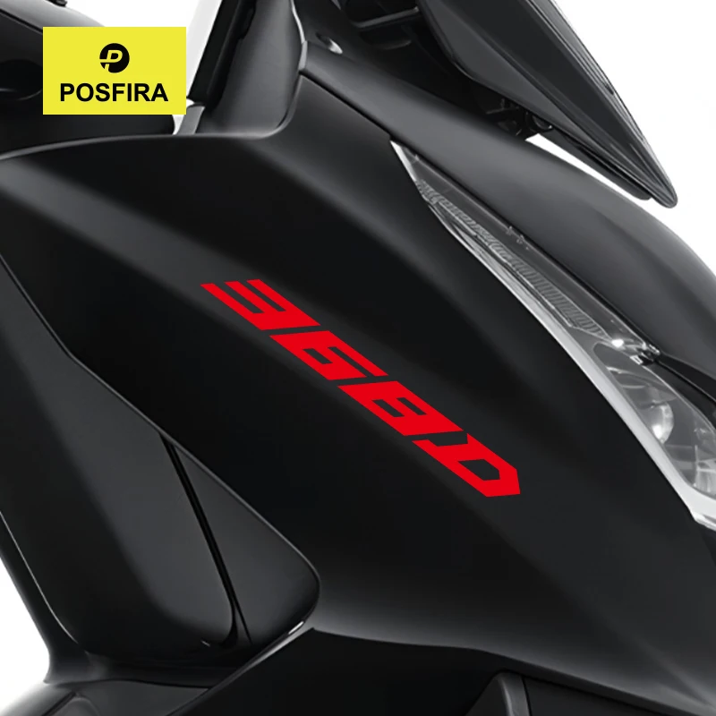 

POSFIRA Motorcycle Front Fairing Sticker Vinyl Decals for Zontes 368D 368 D 2025 Motorbike Body Decoration Accessories