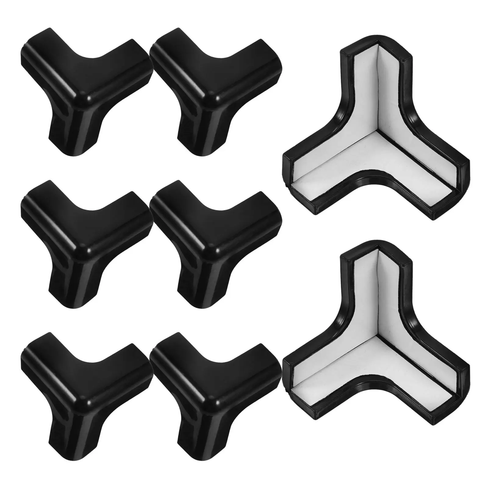 8Pcs Baby Proofing Corner Guards Soft Edge Protectors Furniture Corner Covers Table Edge Bumpers Child Safety Protectors
