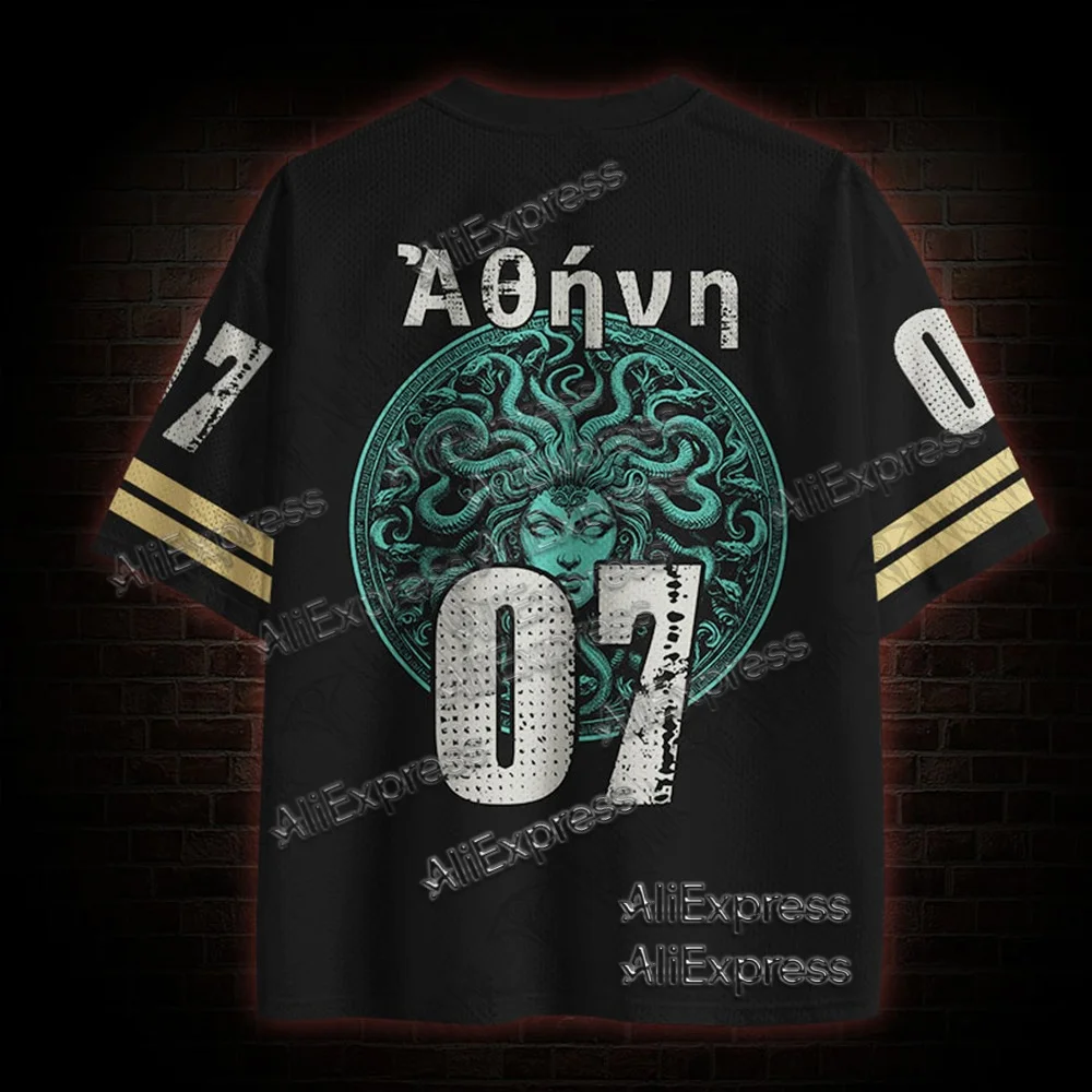 Hot Selling Street Fashion Quick Drying Mesh Sportswear, Adult and Children's V-neck Breathable T-shirts, Horror Movie Series