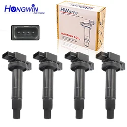 4pcs Ignition Coil Plug For Toyota Prius xA xB Echo 1.5L 2000-2010 90080-19021 90919-02240 UF316 UF-316 90919 02240 5C1293