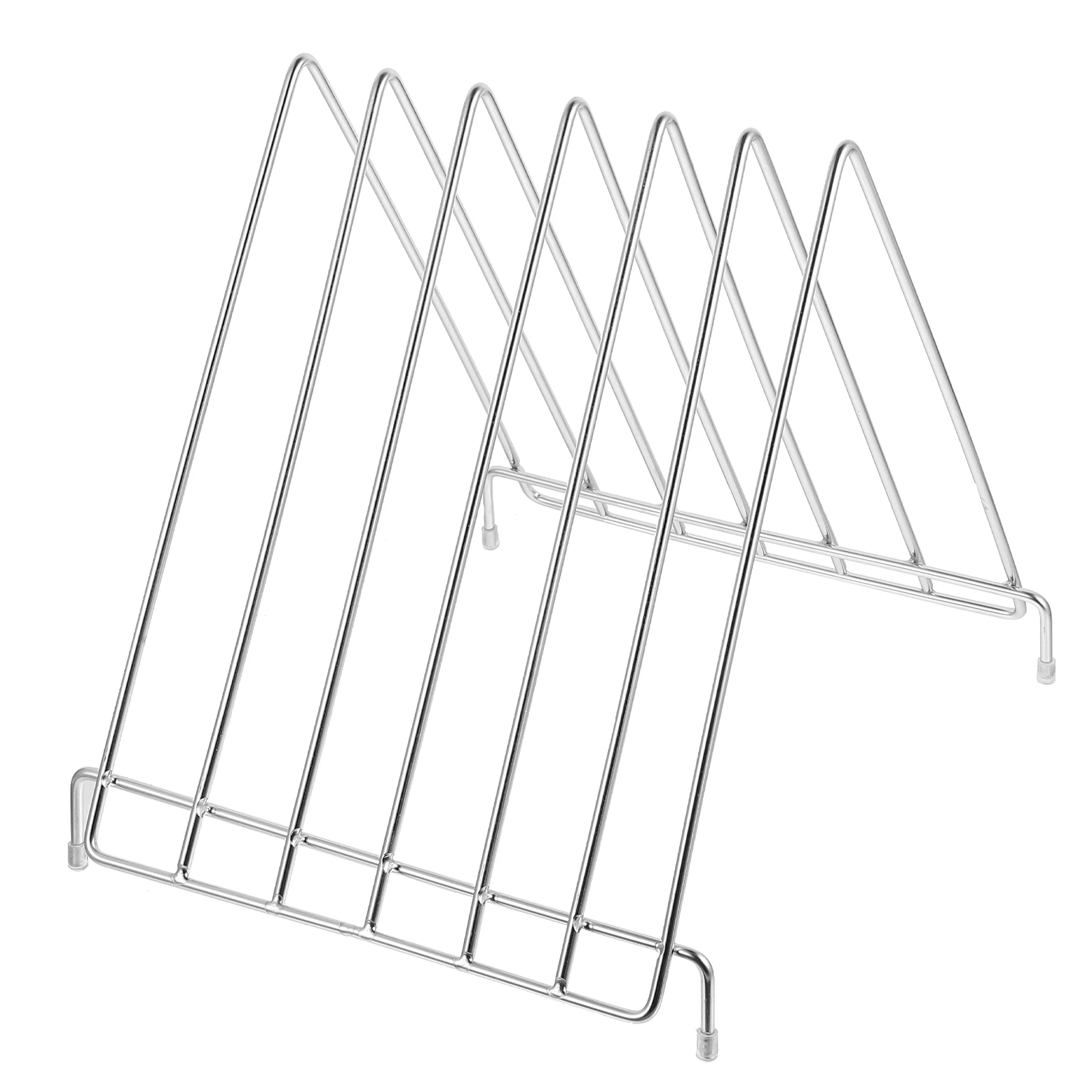 

1 pc Stainless Steel Knife Rack Rust-Proof Wear-Resistant Simple Drainage Stand Nonslip Storage Rack For Kitchen Apartment