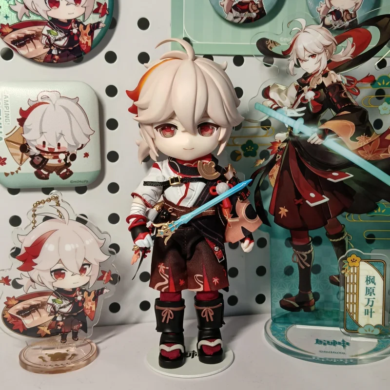 In Stock Genuine MiHoYo Genshin Impact Kaedehara Kazuha 1/12 Figure With Interchangeable Outfits Faces Collectible Toys For Fans