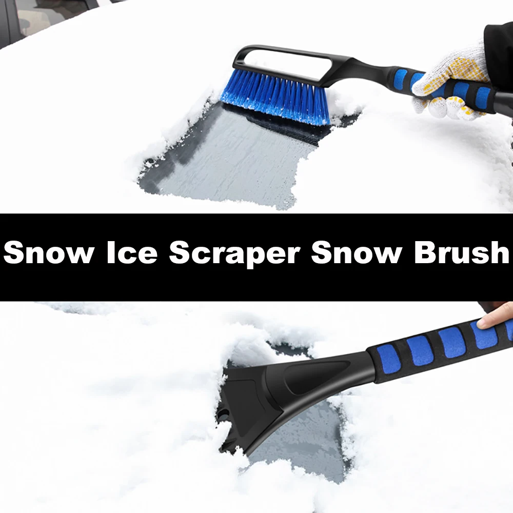 Snow Ice Scraper Snow Brush Shovel Removal Brush Car Vehicle For the Car Windshield Cleaning Scraping Tool Winter Tool Brush