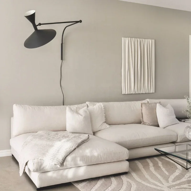 Hot Sales Luxury Large Sofa Set Furniture Customize White Couch Shaped Modular Sectional Couch