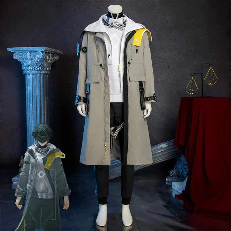 Game Endfield Männlicher Endministrator Cosplay Kostüm Herren Uniform Komplettset Rollenspiel Halloween Karneval Party Outfit