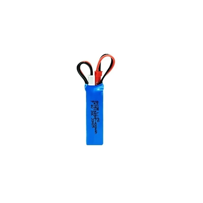 2S 7.4V 400Mah Lipo Batterij + Lader Voor P929 P939 K969 K979 K989 1/28 Rc Afstandsbediening auto Onderdelen Jst Plug 7.4V Batterij