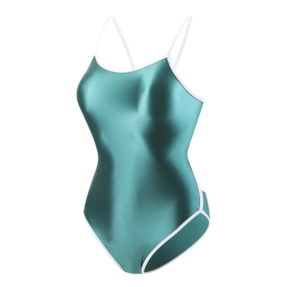 Sexy Back Hollow Out Body Suits Summer See Through Women Plus Size Romper Swimsuit Japanese Shoulder Strap Slim Jumpsuit